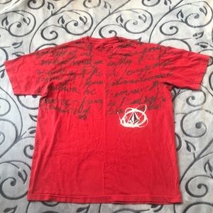 Super Cool Red Volcom Men’s L SS Tee